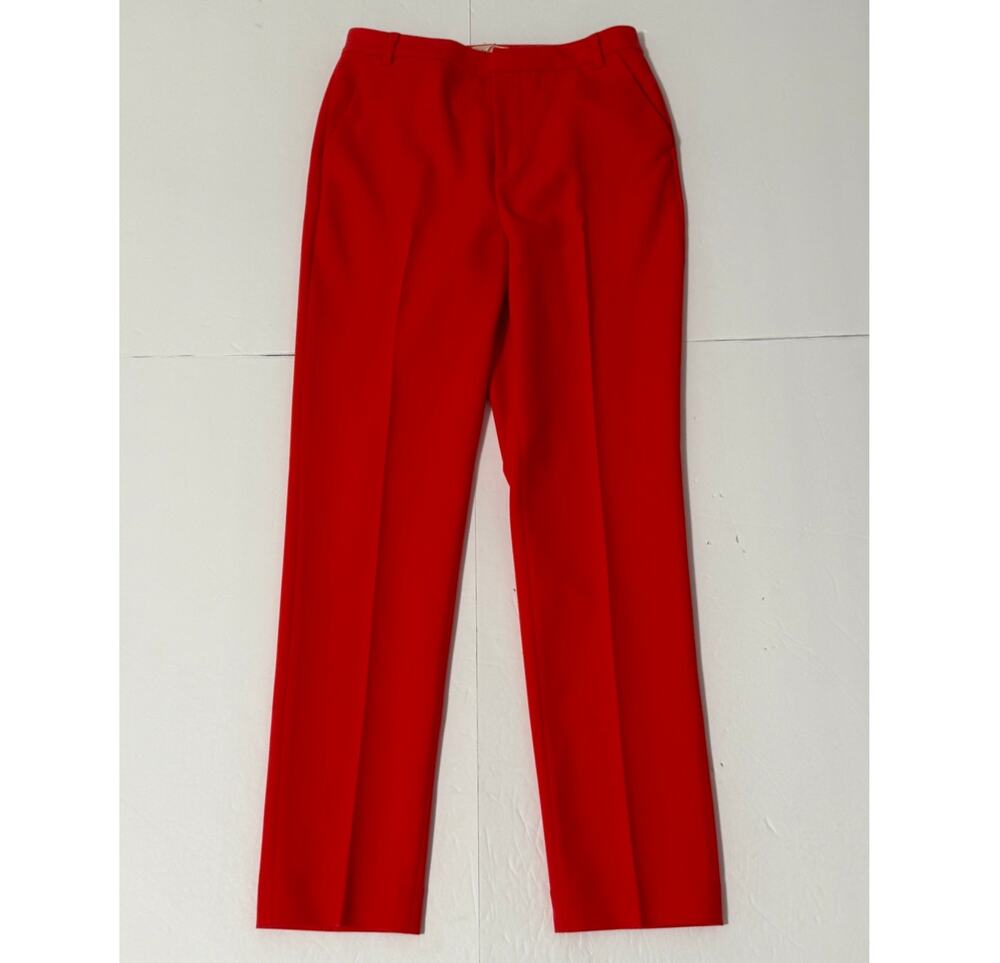 L’Agence Dressy Trouser Pants, Coral Orange, Size 4